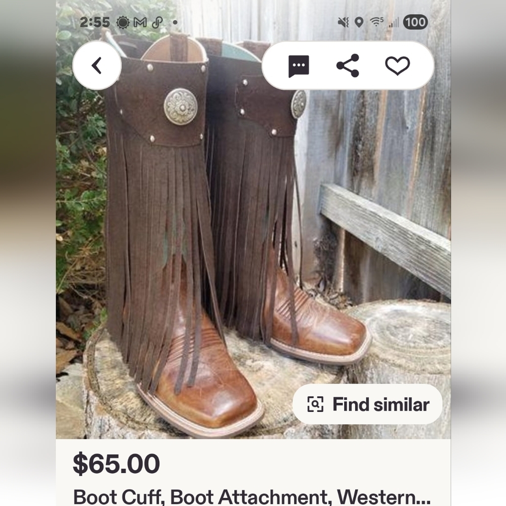 Cross & Chains BOOT COVERS - Picture 4 of 9
